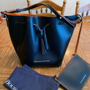 Dooney and Bourke large hard shelled bucket bag